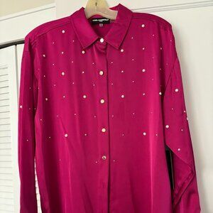 Karl Lagerfield - Paris Jacquard Soft Blouse